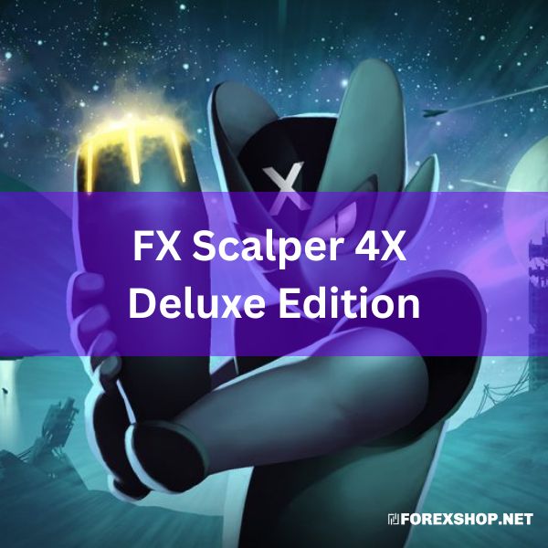 FX SCALPER 4X Deluxe Edition offers precision forex trading with advanced algorithms. Trade multiple currency pairs 24/70 and customizable risk modes.